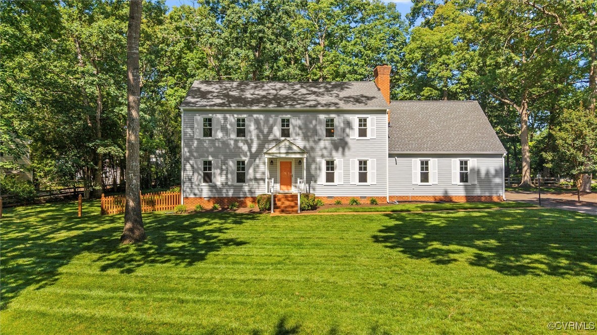 2430 Olde Stone Road Midlothian, VA 23113 - Photo 1 of 46 a front view of a house with a garden
