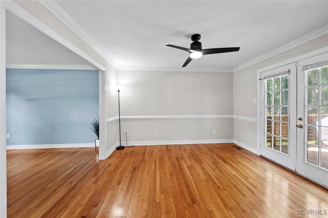 2430 Olde Stone Road Midlothian, VA 23113 - Photo 13 of 46 wooden floor in an empty room with a window
