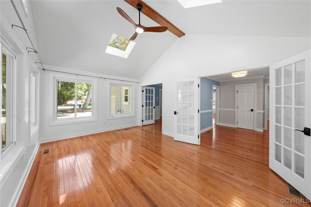 2430 Olde Stone Road Midlothian, VA 23113 - Photo 20 of 46 a view of an empty room with wooden floor and a window