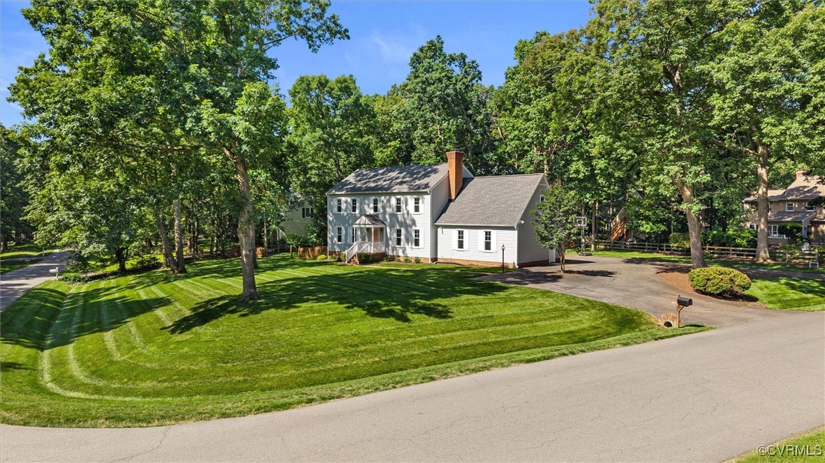 2430 Olde Stone Road Midlothian, VA 23113 - Photo 2 of 46 a view of a house with a yard porch and sitting area