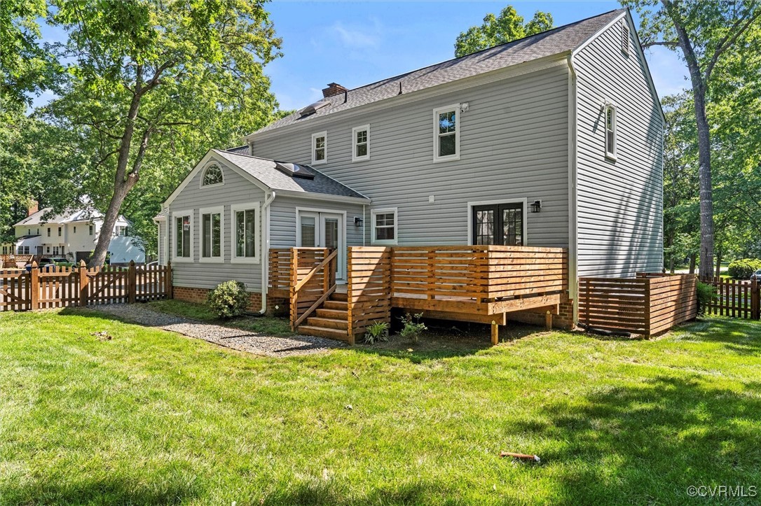 2430 Olde Stone Road Midlothian, VA 23113 - Photo 45 of 46 a view of a house with a yard and furniture