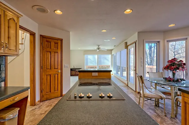 a view of entryway livingroom and hall