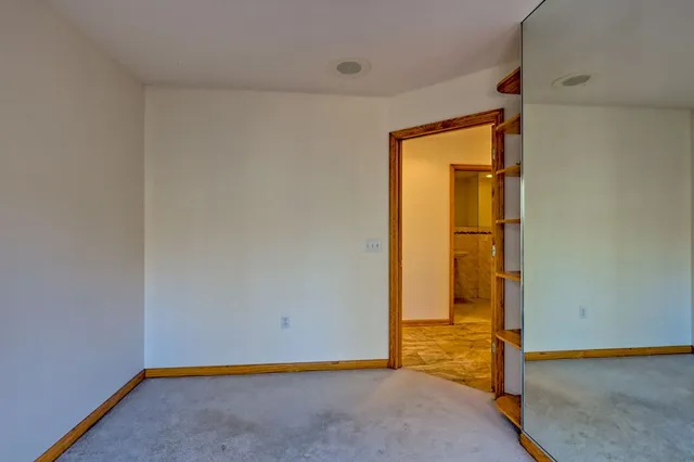 a view of empty room