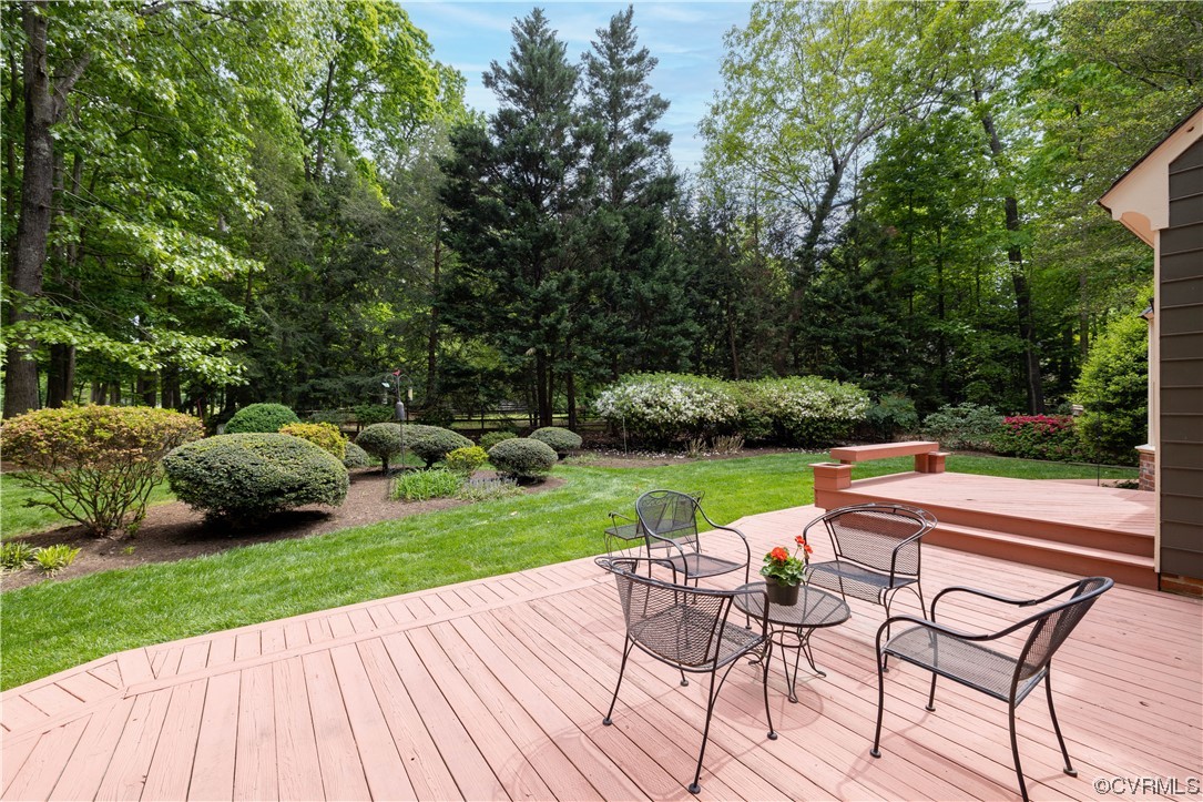 13901 Chepstow Road Midlothian, VA 23113 - Photo 36 of 43 a view of an outdoor sitting space and garden