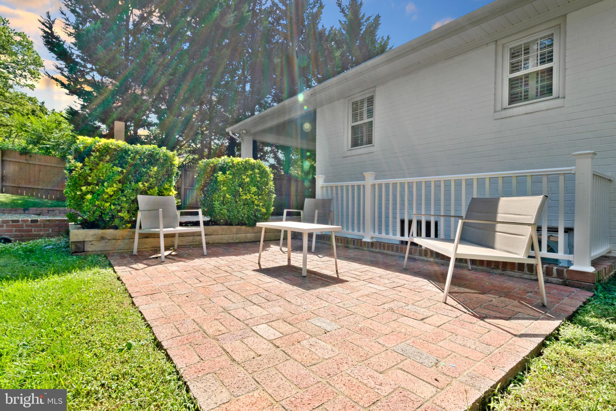 16508 Rolling Tree Road Accokeek, MD 20607 - Photo 43 of 62 Charming patio retreat bathed in sunlight.