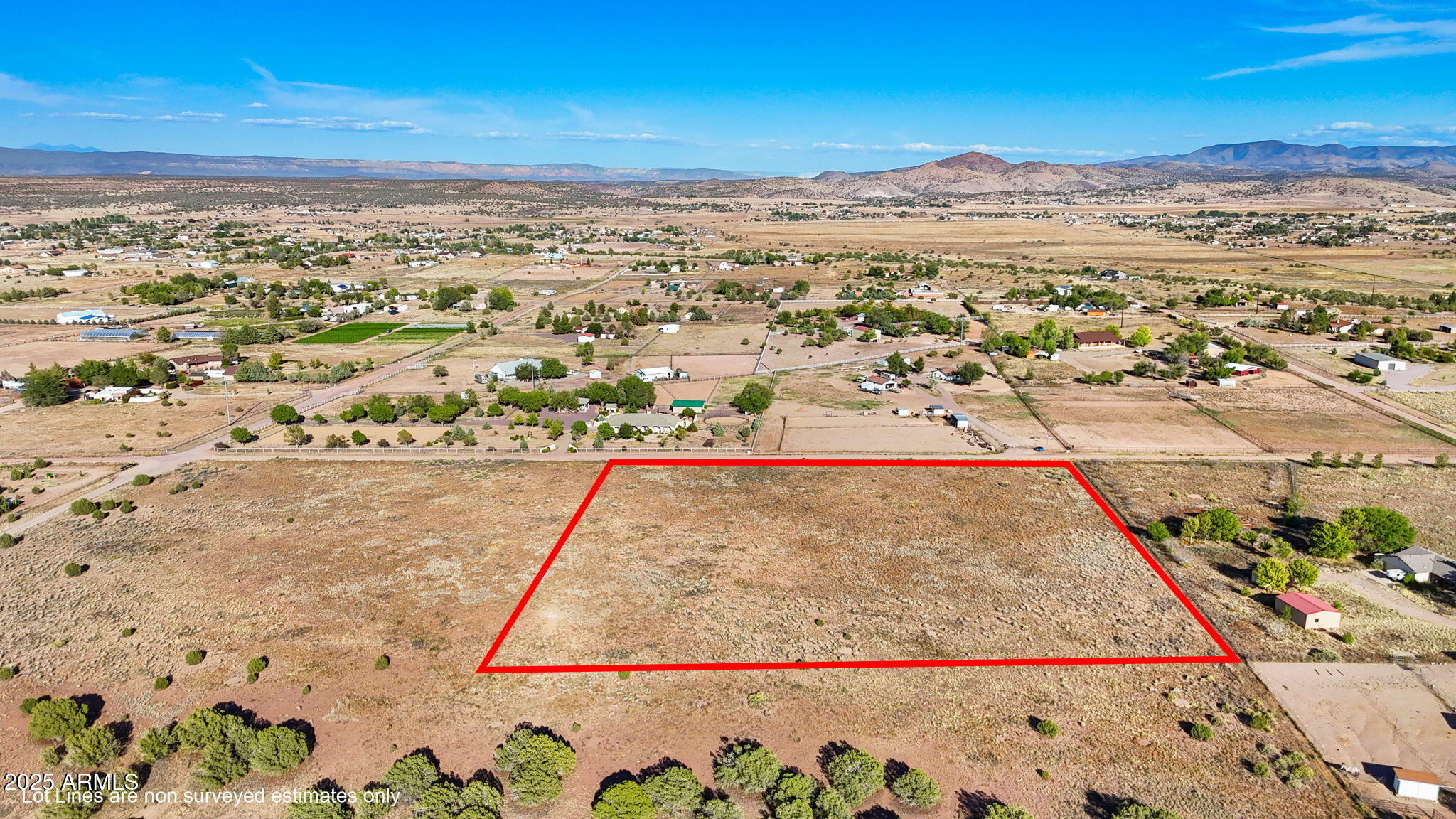 0 North Ridge View Road, Unit 9 Paulden, AZ 86334 - Photo 7 of 17 7-Aerial_4 Lot Lines