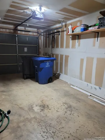 a view of a storage room