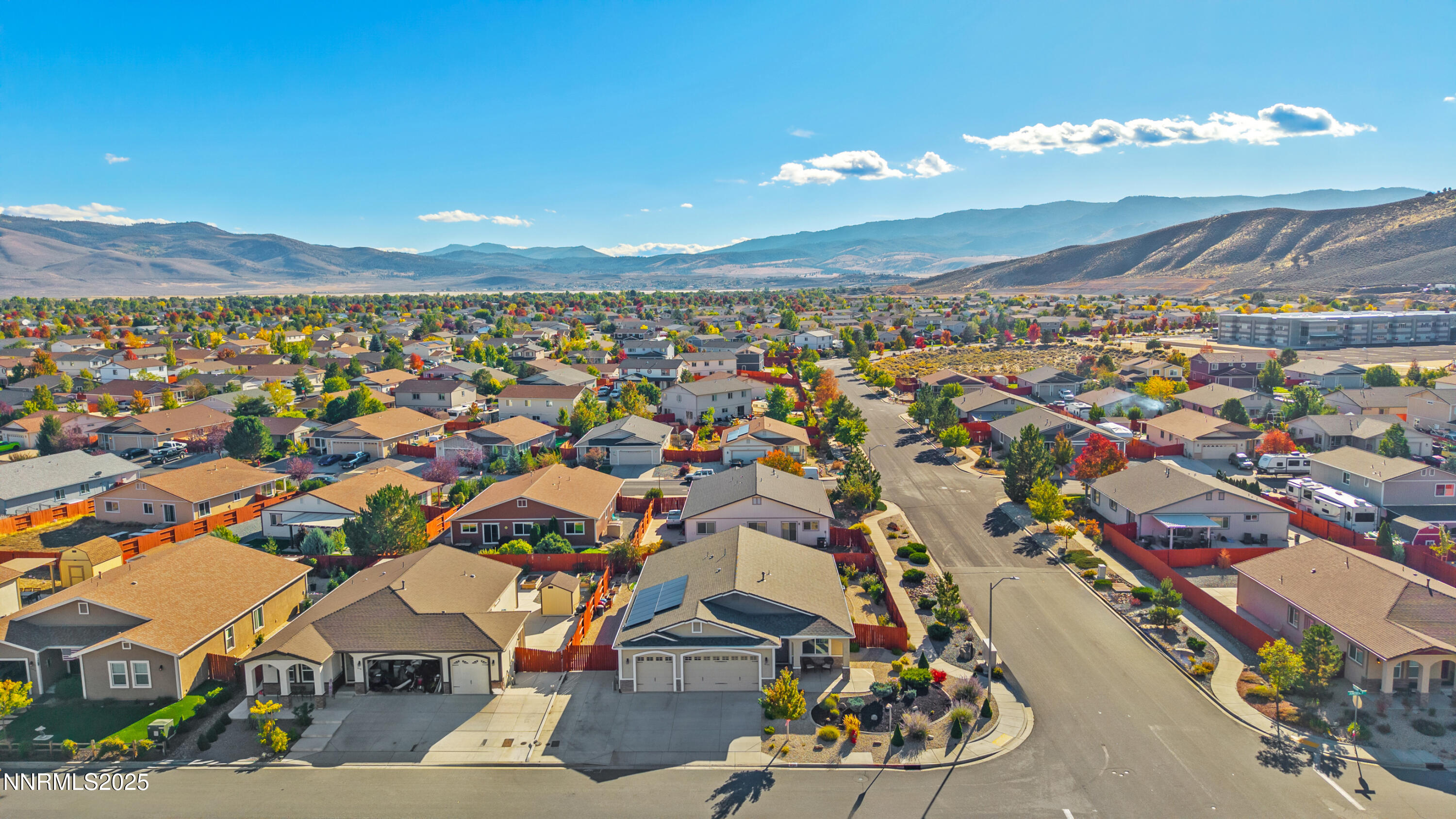 18520 Silverbell Court Reno, NV 89508 - Photo 52 of 60 an aerial view of residential houses with outdoor space and ocean view