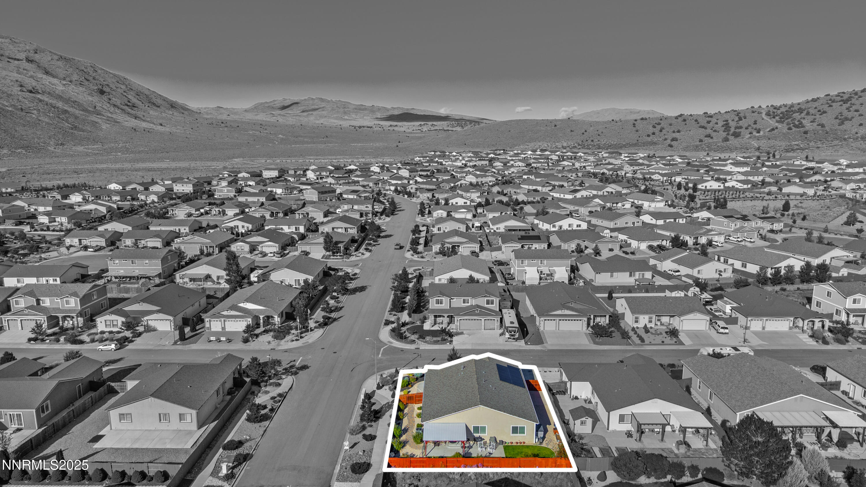 18520 Silverbell Court Reno, NV 89508 - Photo 59 of 60 an aerial view of residential houses with outdoor space