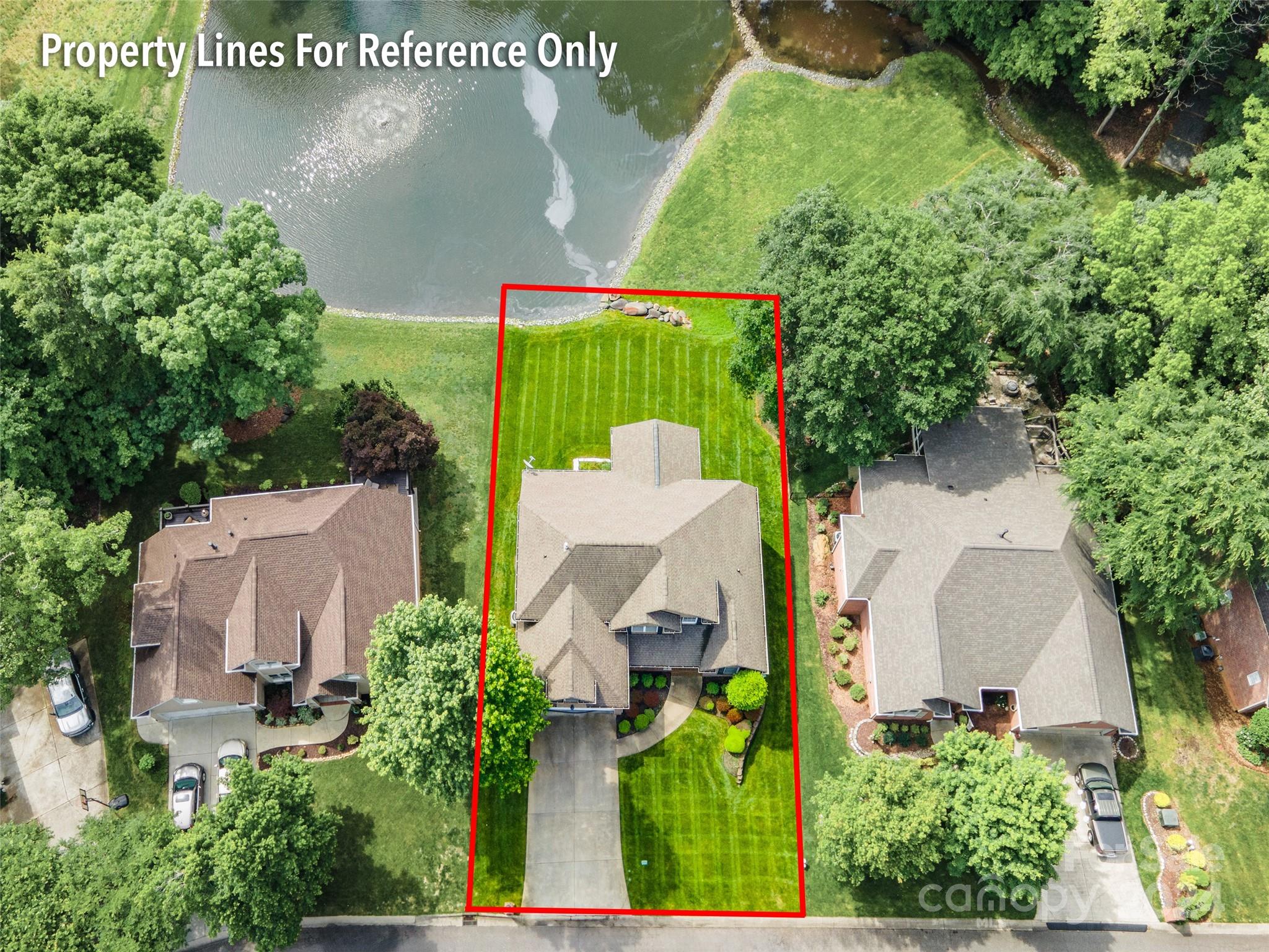 738 Portpatrick Place Fort Mill, SC 29708 - Photo 24 of 27 an aerial view of a house with a garden and a yard