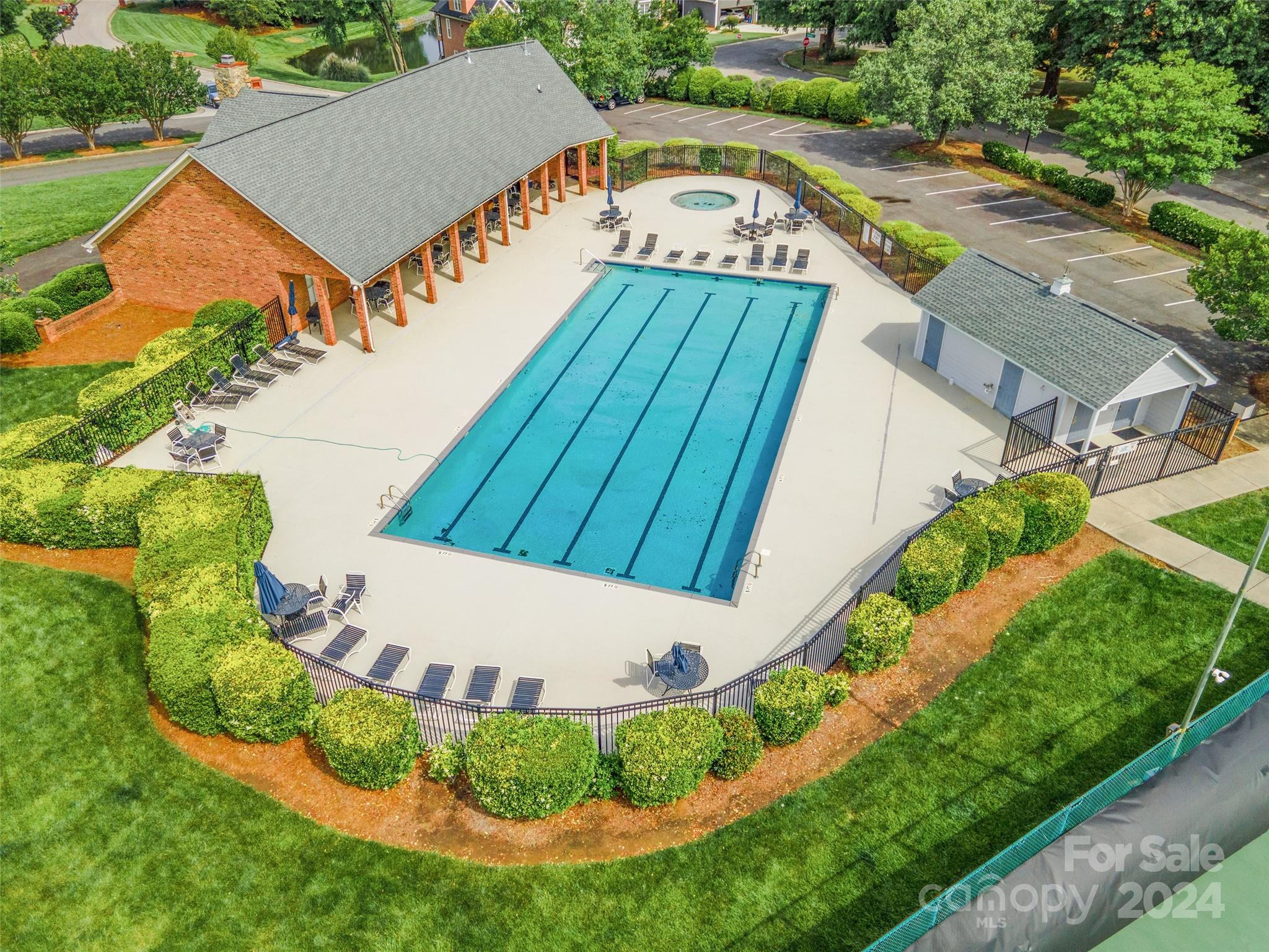 738 Portpatrick Place Fort Mill, SC 29708 - Photo 25 of 27 a view of swimming pool with a yard