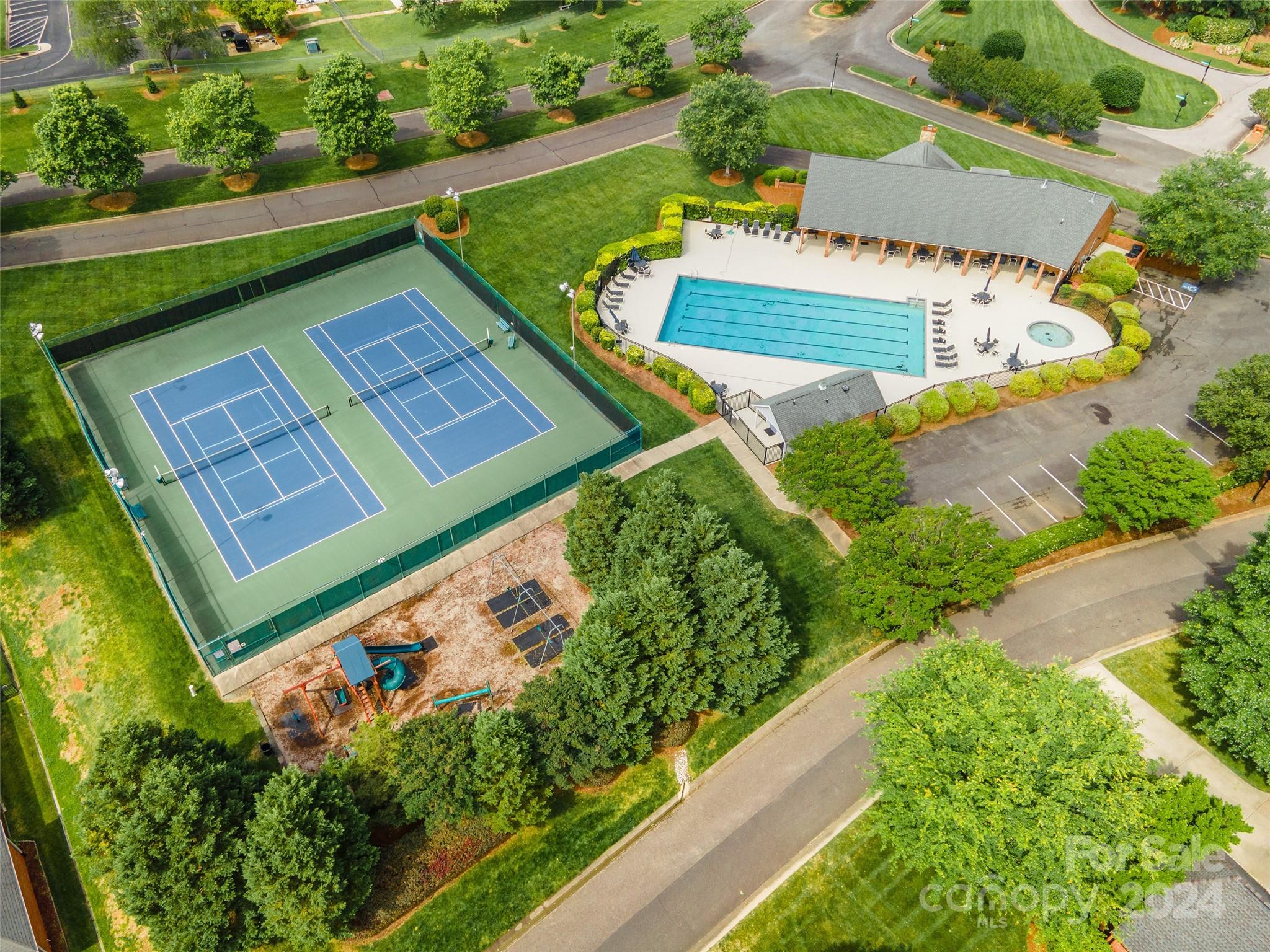 738 Portpatrick Place Fort Mill, SC 29708 - Photo 26 of 27 an aerial view of a house