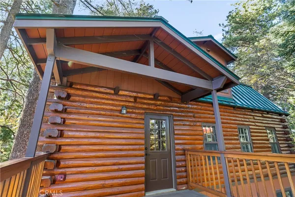 a view of front door