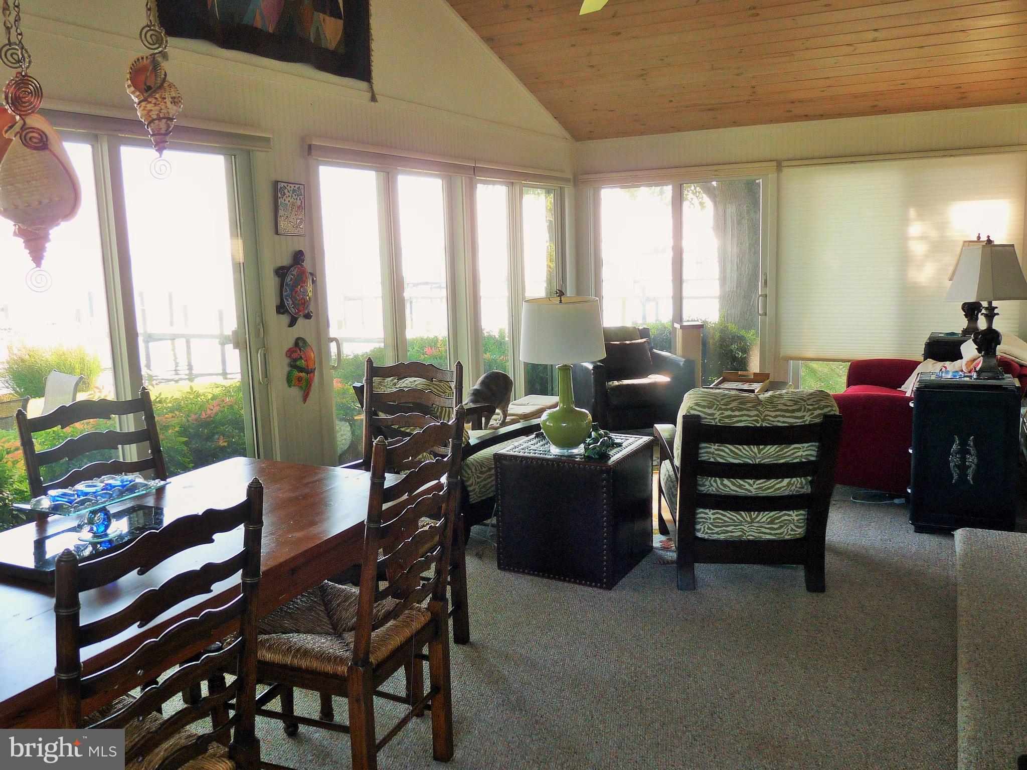 102 Point Road Stevensville, MD 21666 - Photo 6 of 41 Sunroom with extra entertaining and lounging space