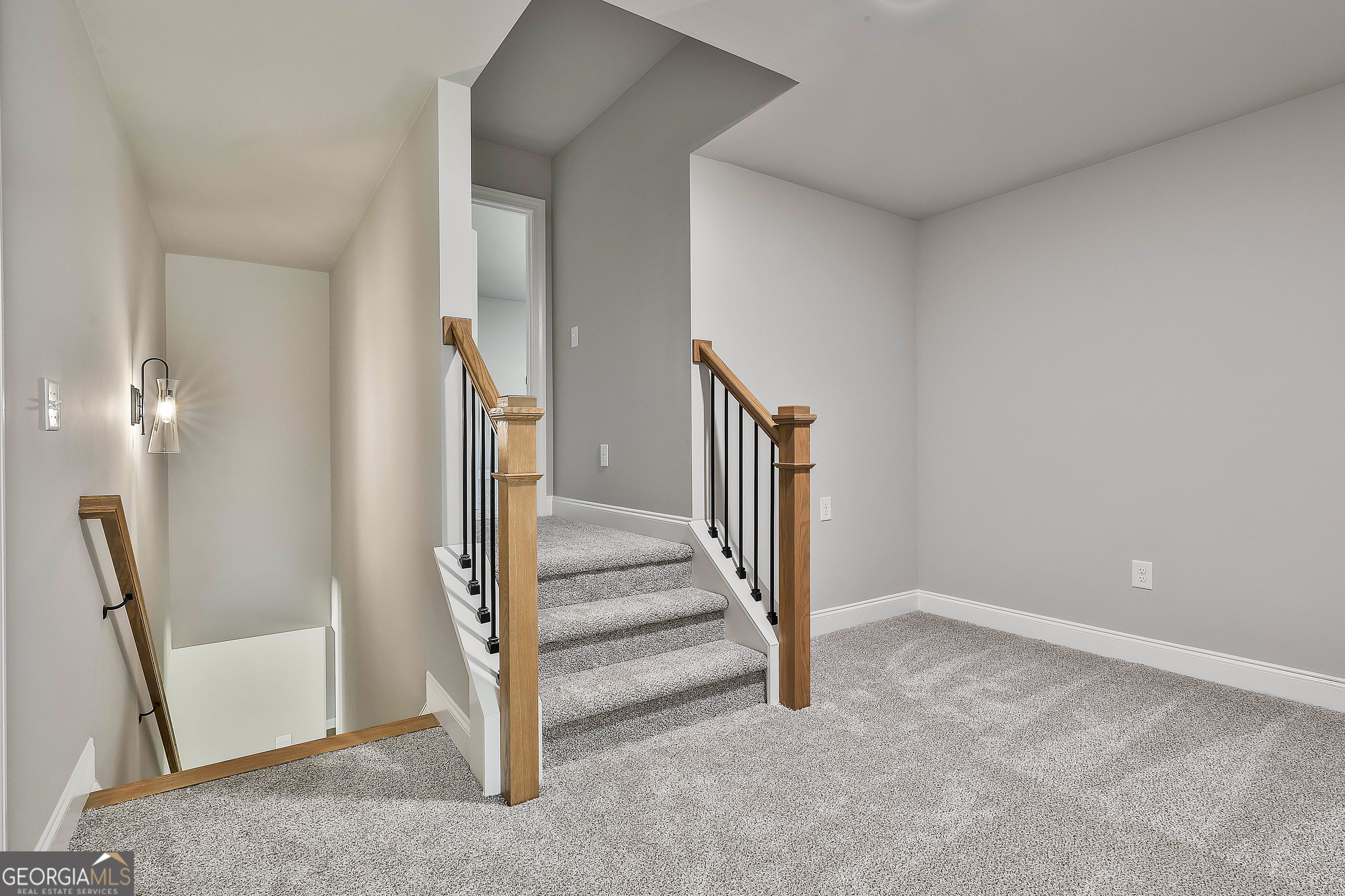 779 Alex Stephens Road Moreland, GA 30259 - Photo 39 of 54 a view of a livingroom with stairs