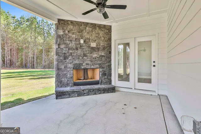 a front view of a house with swimming pool