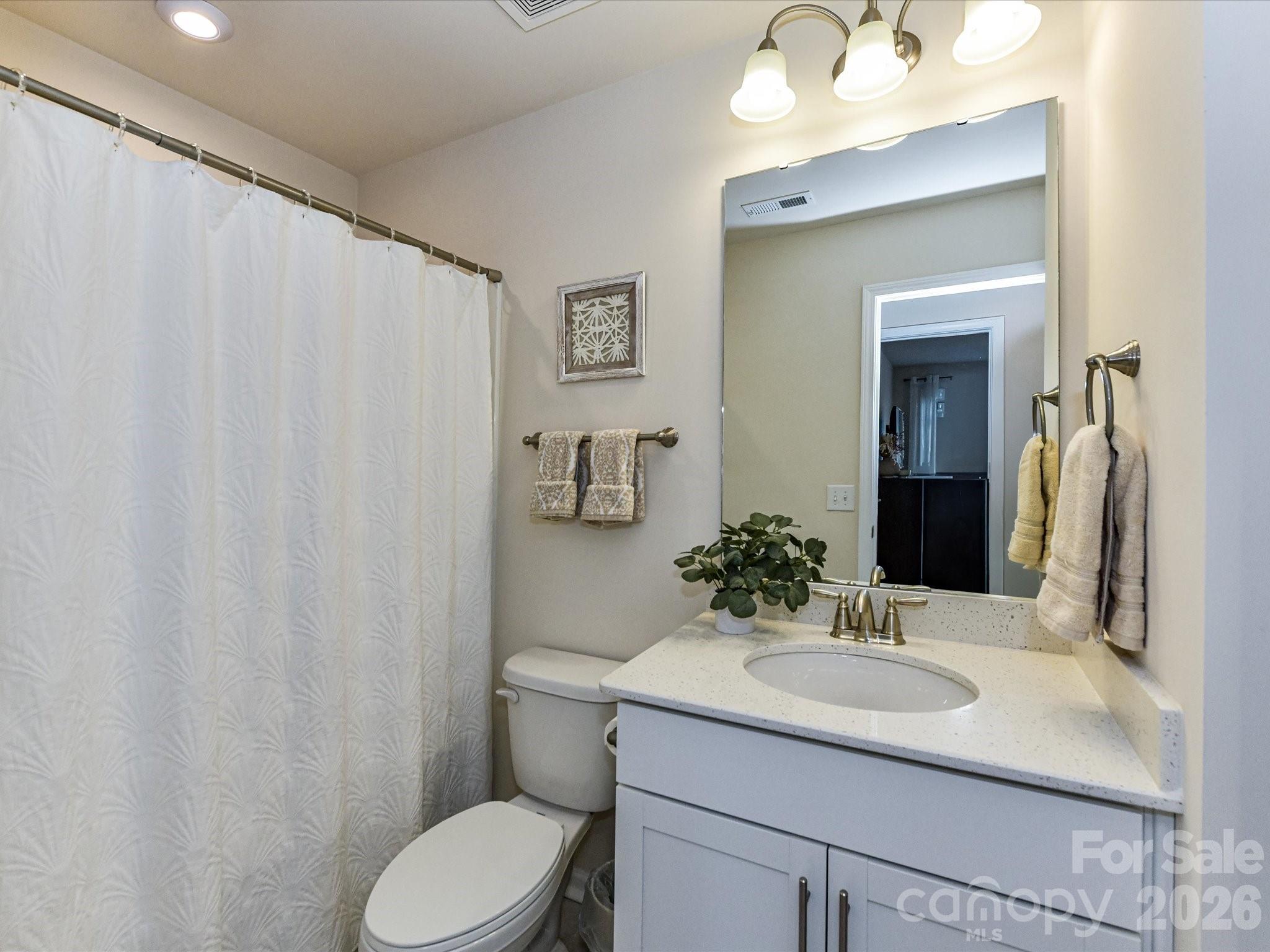 806 Canoe Song Road Fort Mill, SC 29708 - Photo 26 of 39 a bathroom with a sink toilet and mirror