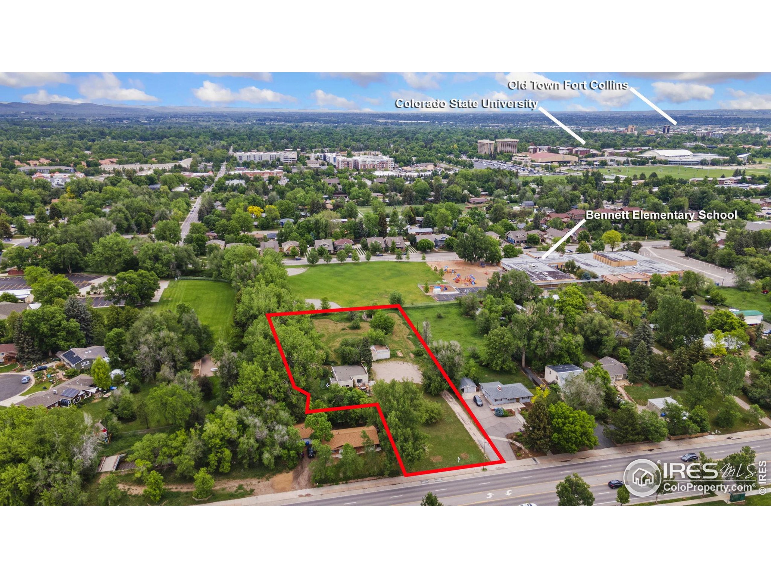 1304 West Prospect Road Fort Collins, CO 80526 - Photo 25 of 29 a view of a city