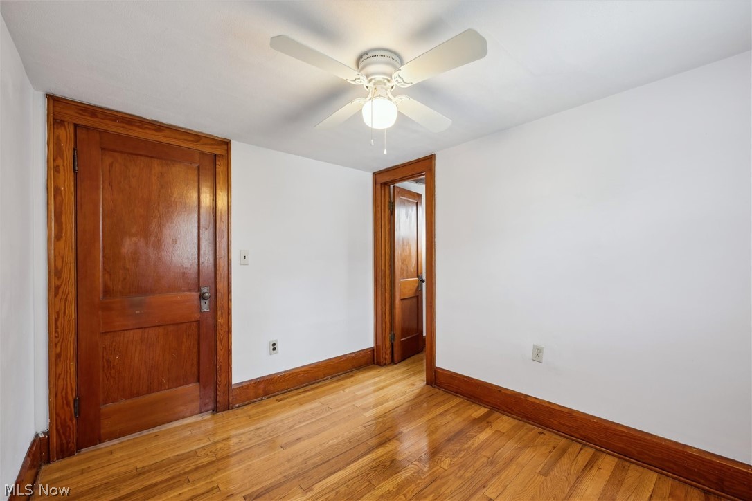 64 West Bagley Road Berea, OH 44017 - Photo 22 of 48 Bedroom with ceiling fan and light hardwood / wood-style flooring