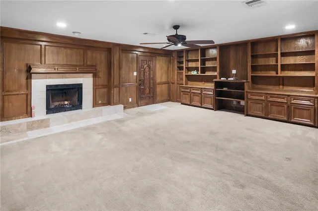 a view of an empty room