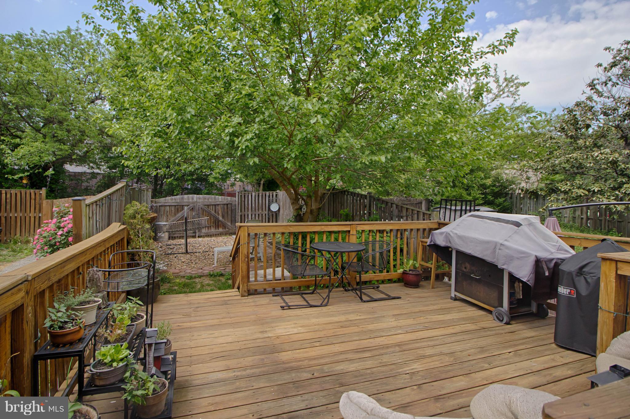 910 South Paca Street Baltimore, MD 21230 - Photo 27 of 30 Full Fenced rear yard with Patio