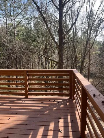 a view of street from balcony