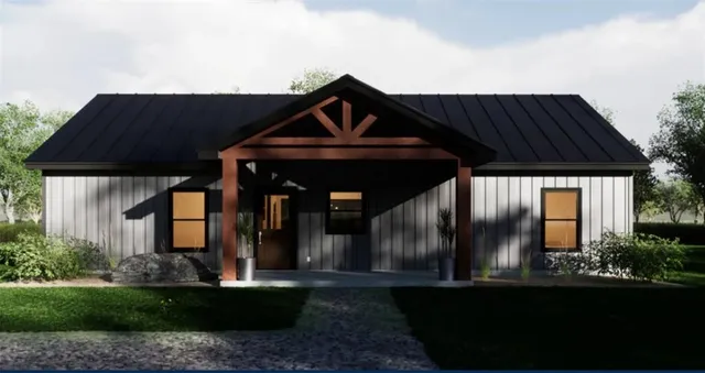 a front view of house with yard