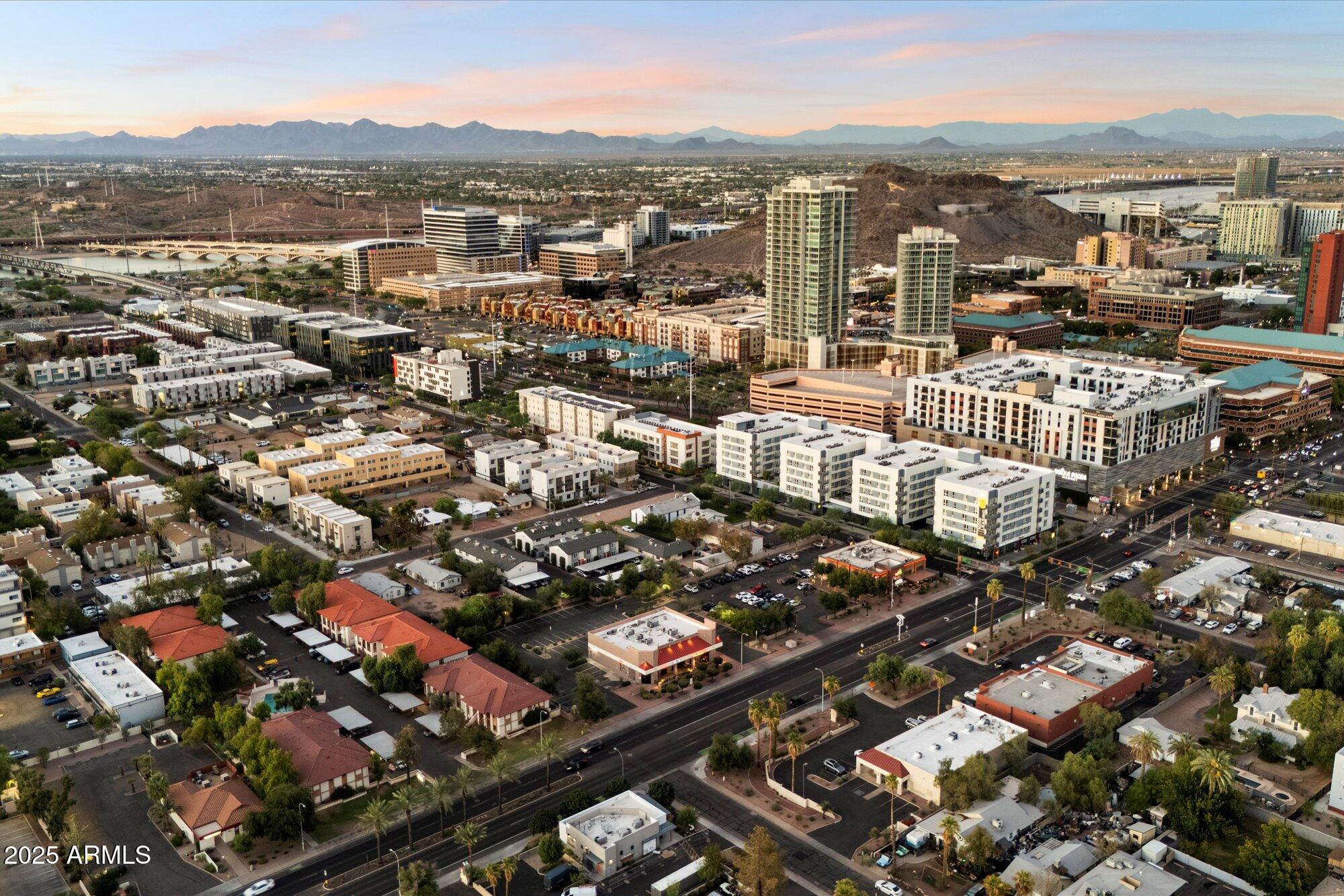 626 South Wilson Street Tempe, AZ 85281 - Photo 18 of 23 an aerial view of multiple house
