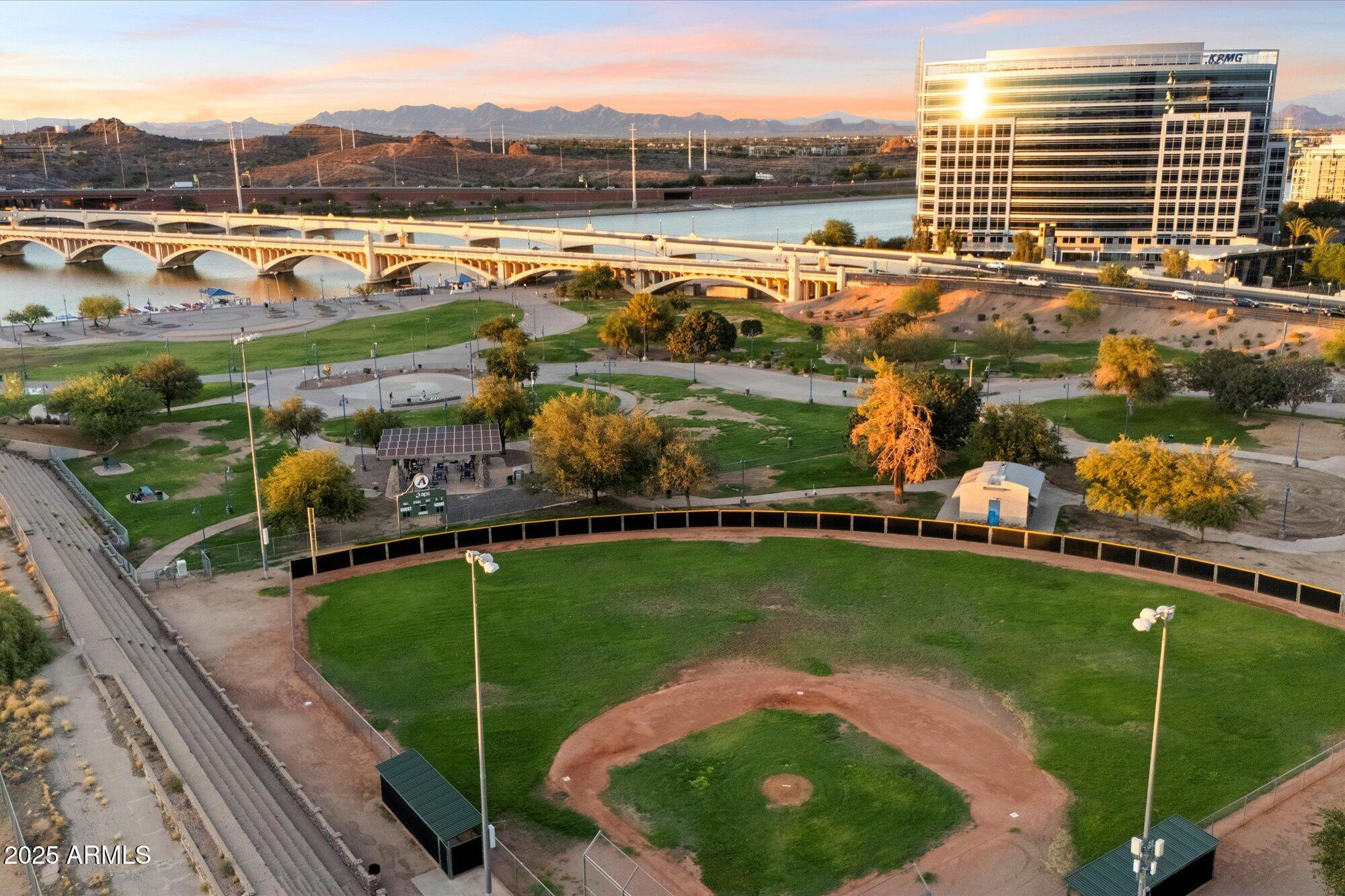 626 South Wilson Street Tempe, AZ 85281 - Photo 19 of 23 a view of a lake with a city