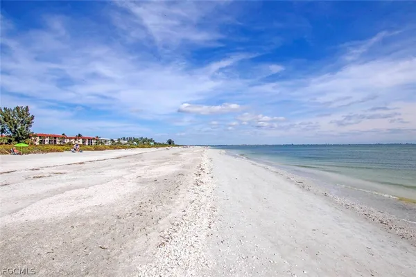 a view of an ocean beach