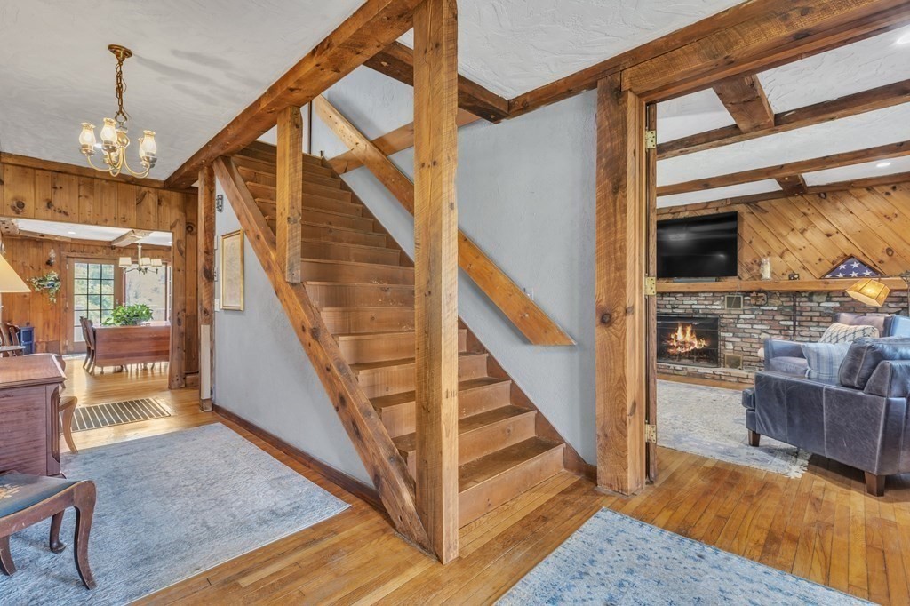 31 Washington Street Mendon, MA 01756 - Photo 5 of 40 a view of entryway and hall with wooden floor