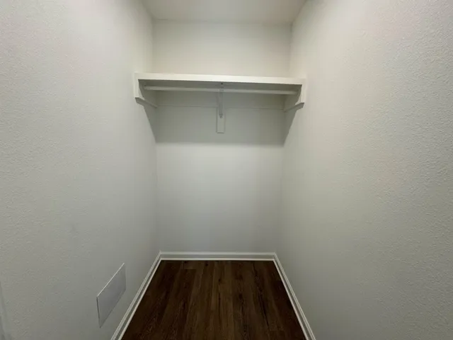 a small space with a sink