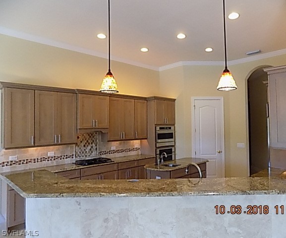19220 La Serena Drive Estero, FL 33967 - Photo 4 of 27 a kitchen with a sink a counter top space and cabinets