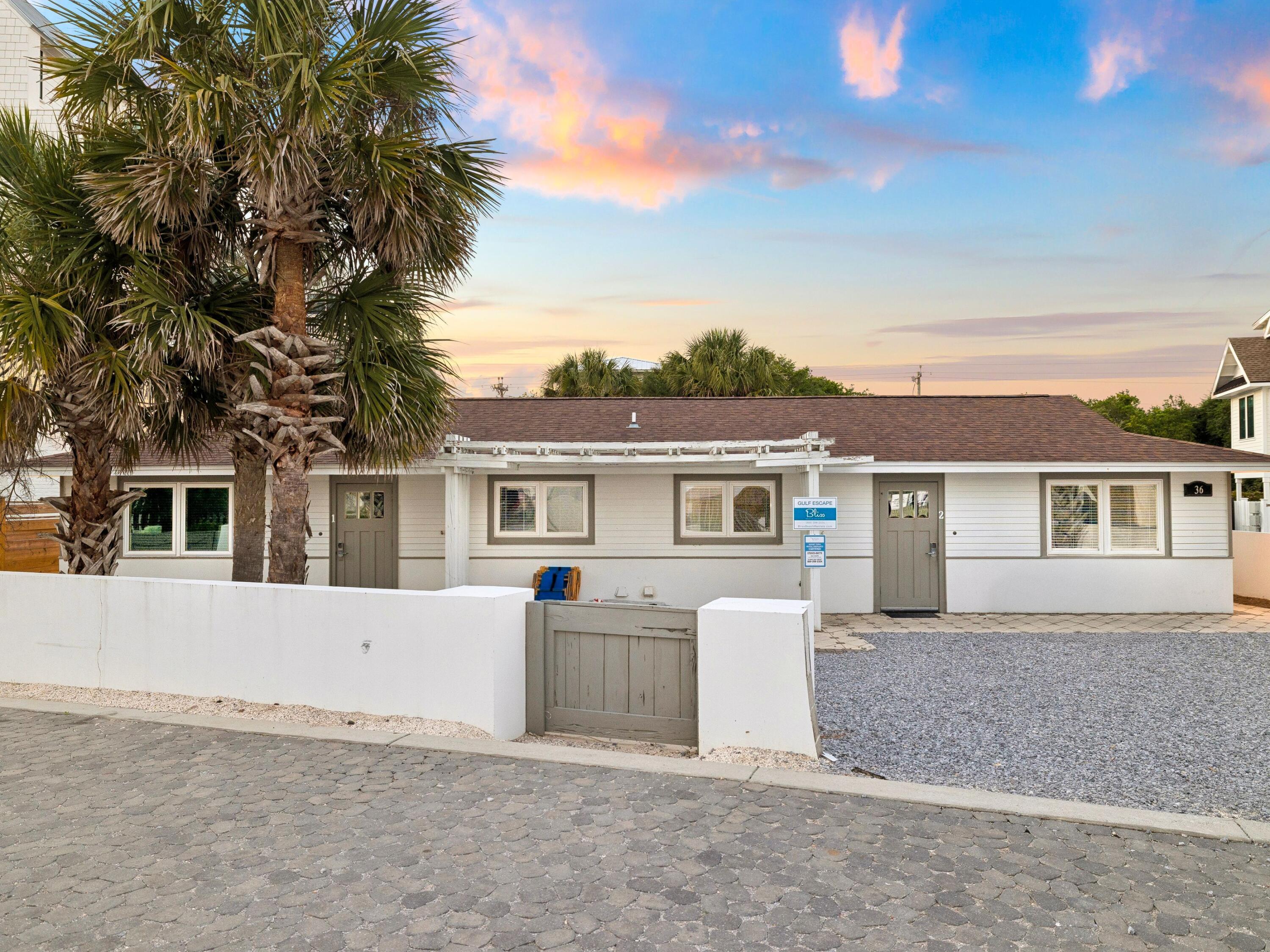 36 Green Street Inlet Beach, FL 32461 - Photo 2 of 27 front view of a house with a yard