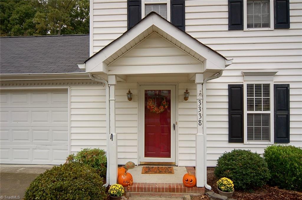 3338 Timberwolf Avenue High Point, NC 27265 - Photo 2 of 30 Covered entry and nice landscaping