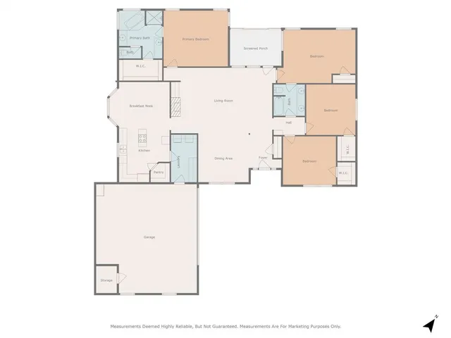 a picture of a floor plan