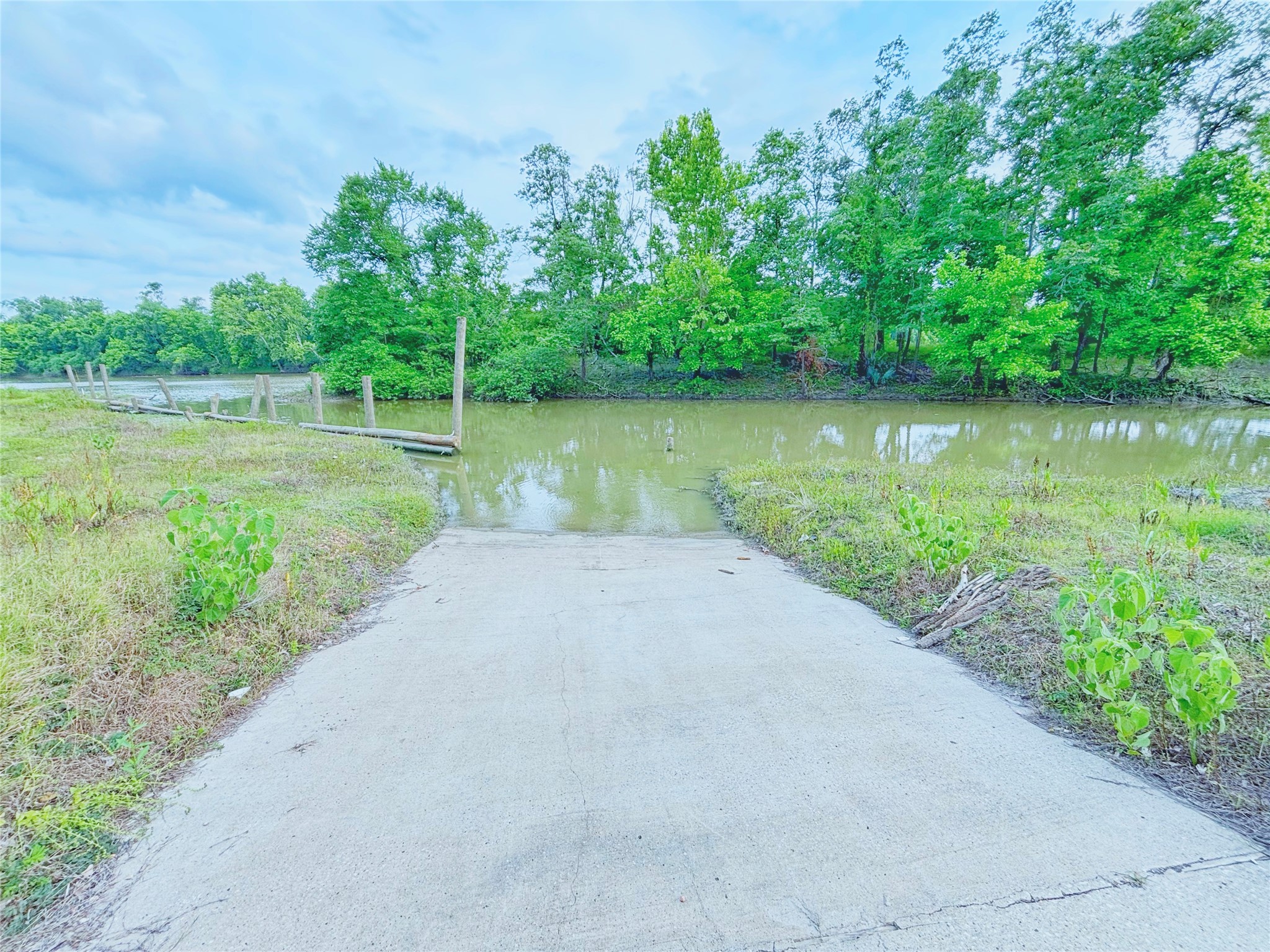 8 River Drive Trinity, TX 75862 - Photo 32 of 36 a view of a lake with a big yard and large trees