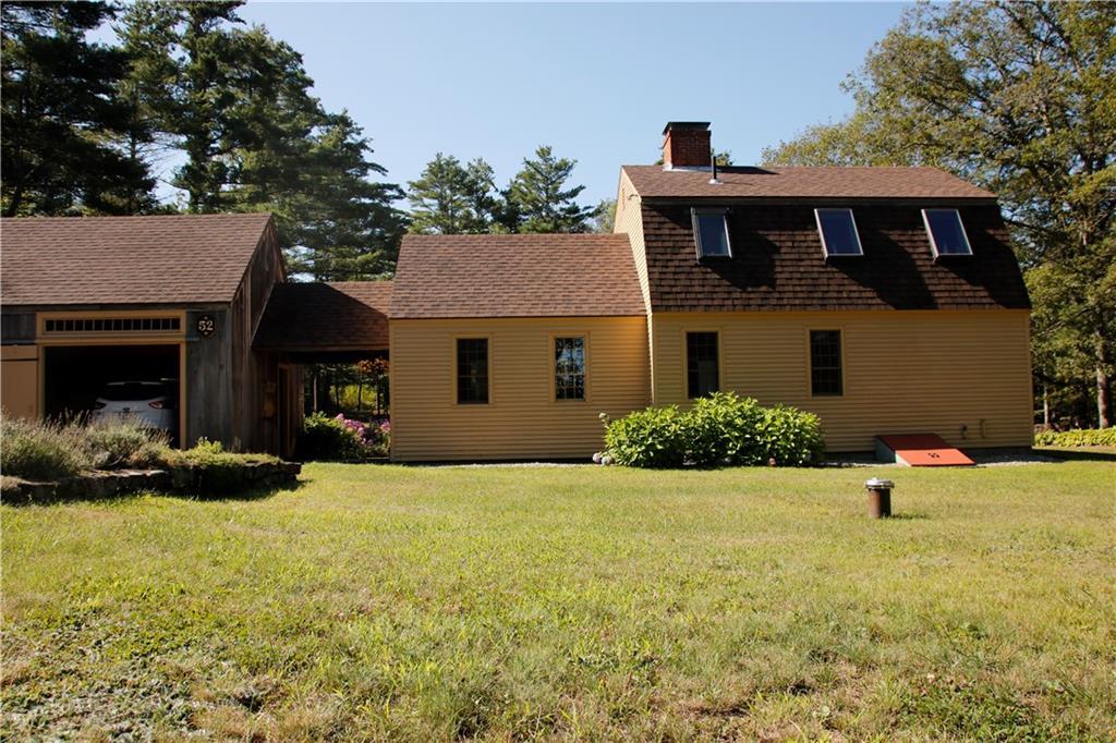 52 Cross Road Alna, ME 04535 - Photo 3 of 32 This is actually considered the back...