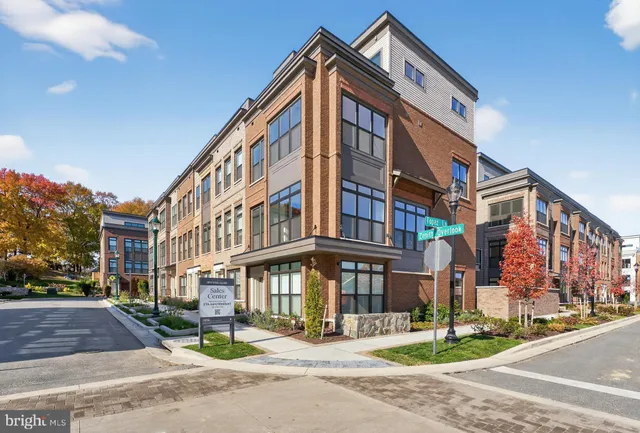 a front view of a building