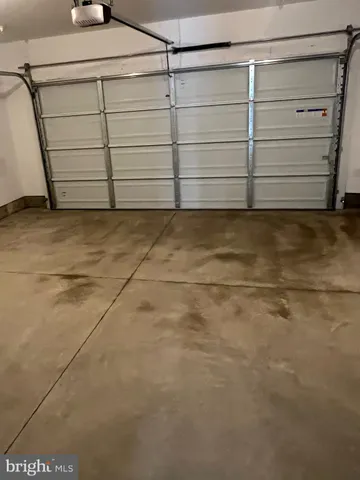 a view of a garage
