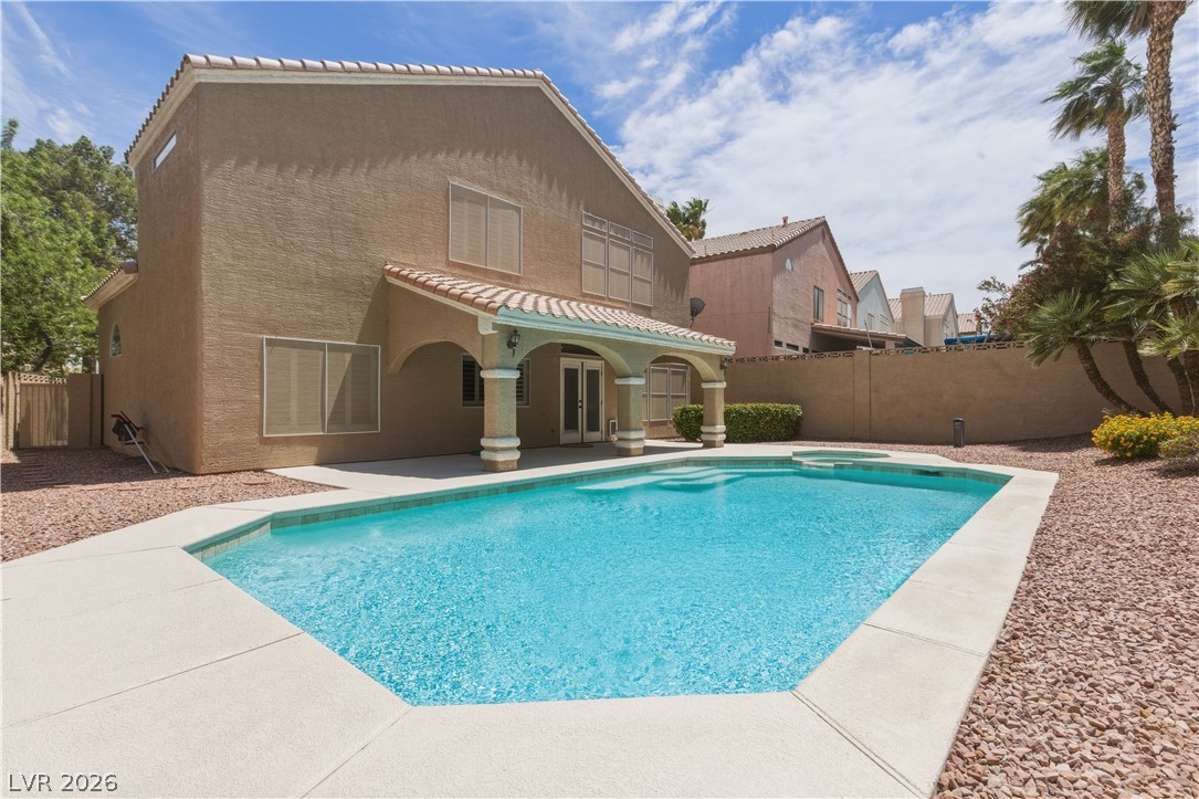 29 Olive Tree Henderson, NV 89074 - Photo 53 of 60 This spacious property features a private swimming pool, perfect for relaxation and outdoor enjoyment.