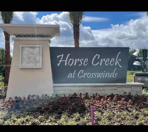 a view of outdoor space with sign board