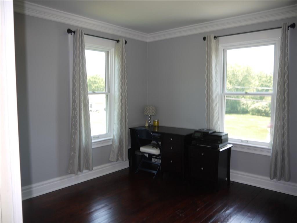 224 East Airport Road Butler, PA 16002 - Photo 22 of 25 One of 3 bedrooms with finished hardwood floors, moldings & freshly painted.