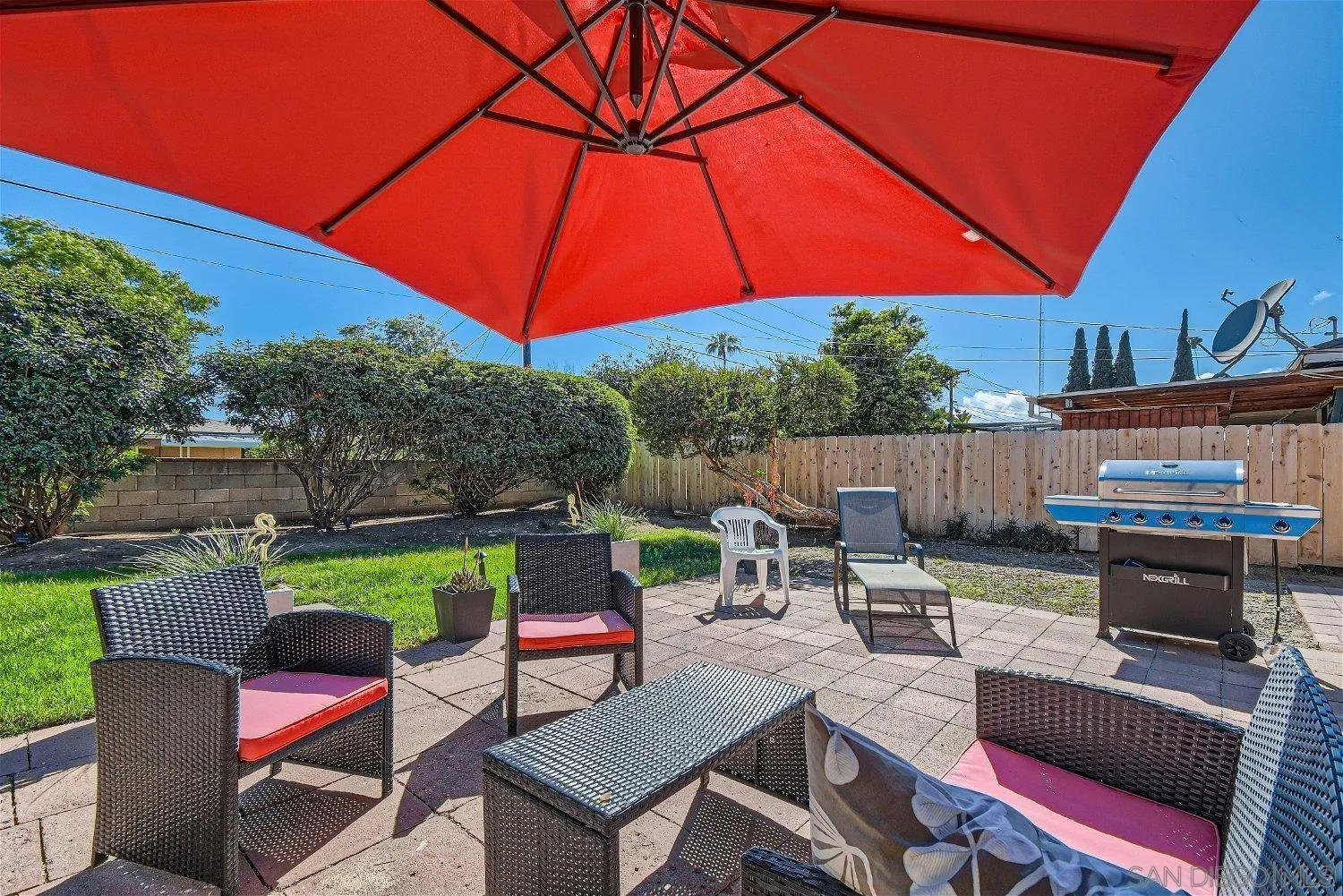 5259 Laurel Street San Diego, CA 92105 - Photo 26 of 32 a backyard of a house with seating space