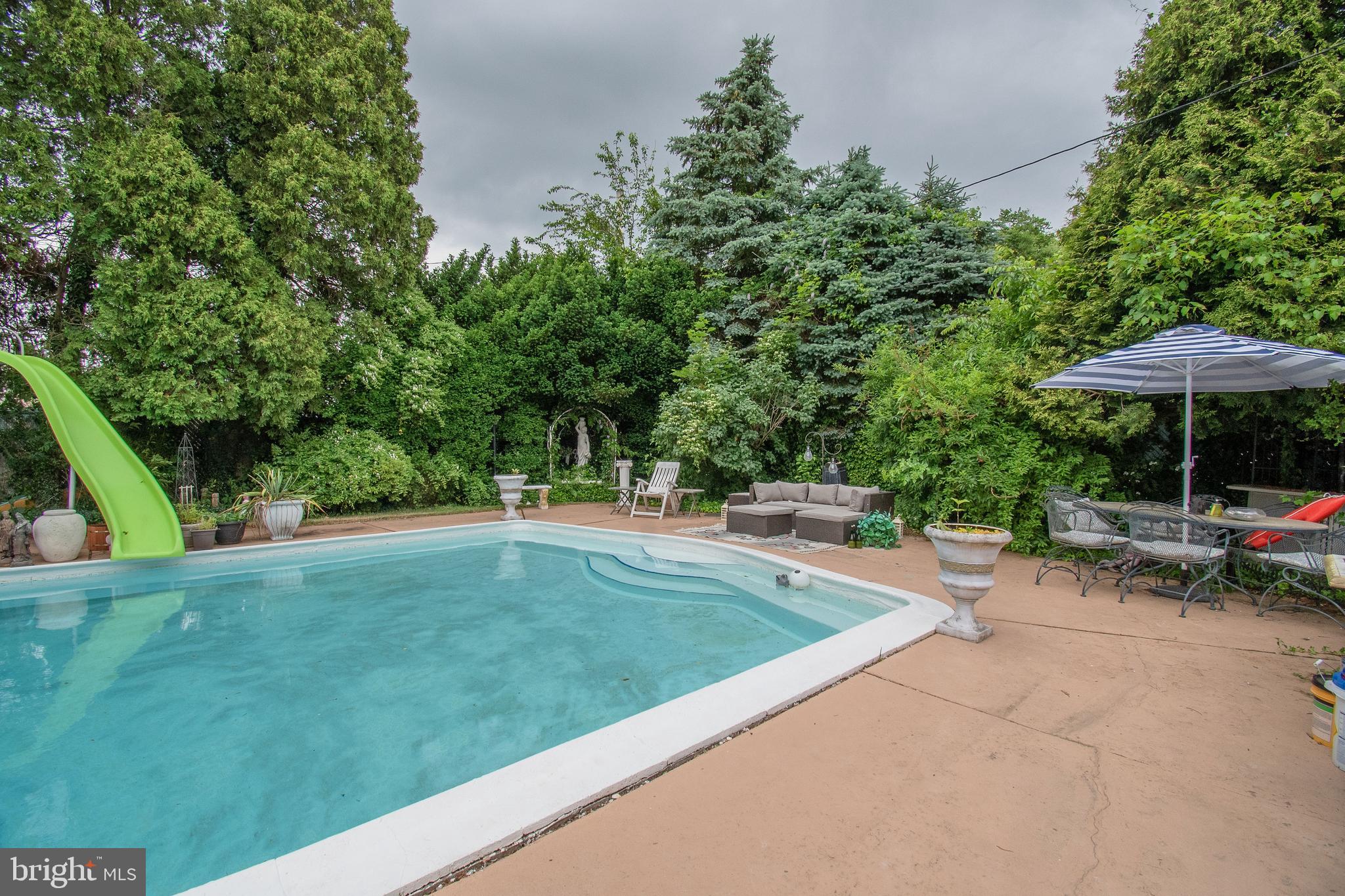 156 Dolington Road Yardley, PA 19067 - Photo 19 of 19 Private back yard with in ground pool