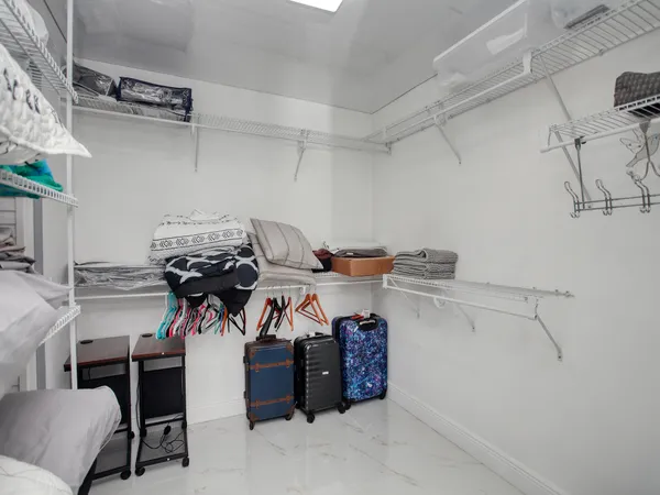 a view of a storage & utility room