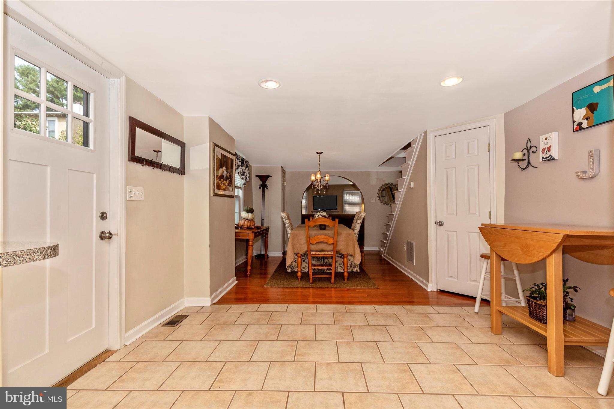 94 East Conestoga Road Devon, PA 19333 - Photo 9 of 34 Kitchen entry with dining room to left