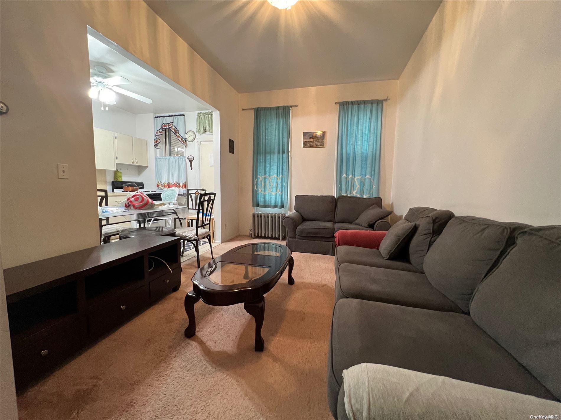 368 Eldert Lane Brooklyn, NY 11208 - Photo 4 of 10 a living room with furniture and a bathroom