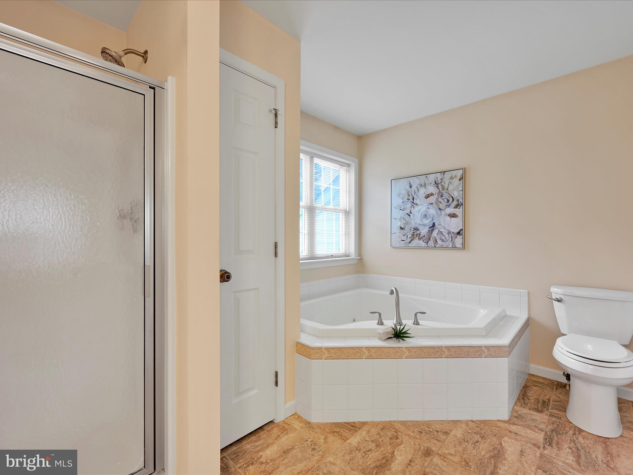 7 West Ridge Road Lititz, PA 17543 - Photo 20 of 40 a spacious bathroom with a bathtub and toilet