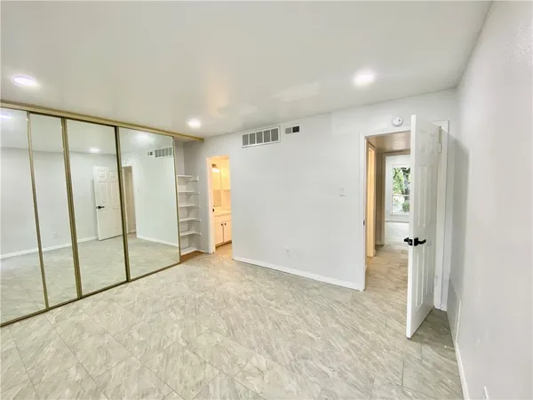 a view of an empty room